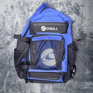 O'Neill Backpack Blue Black Travel‎ Surf Multi Pocket Sz: Fits All